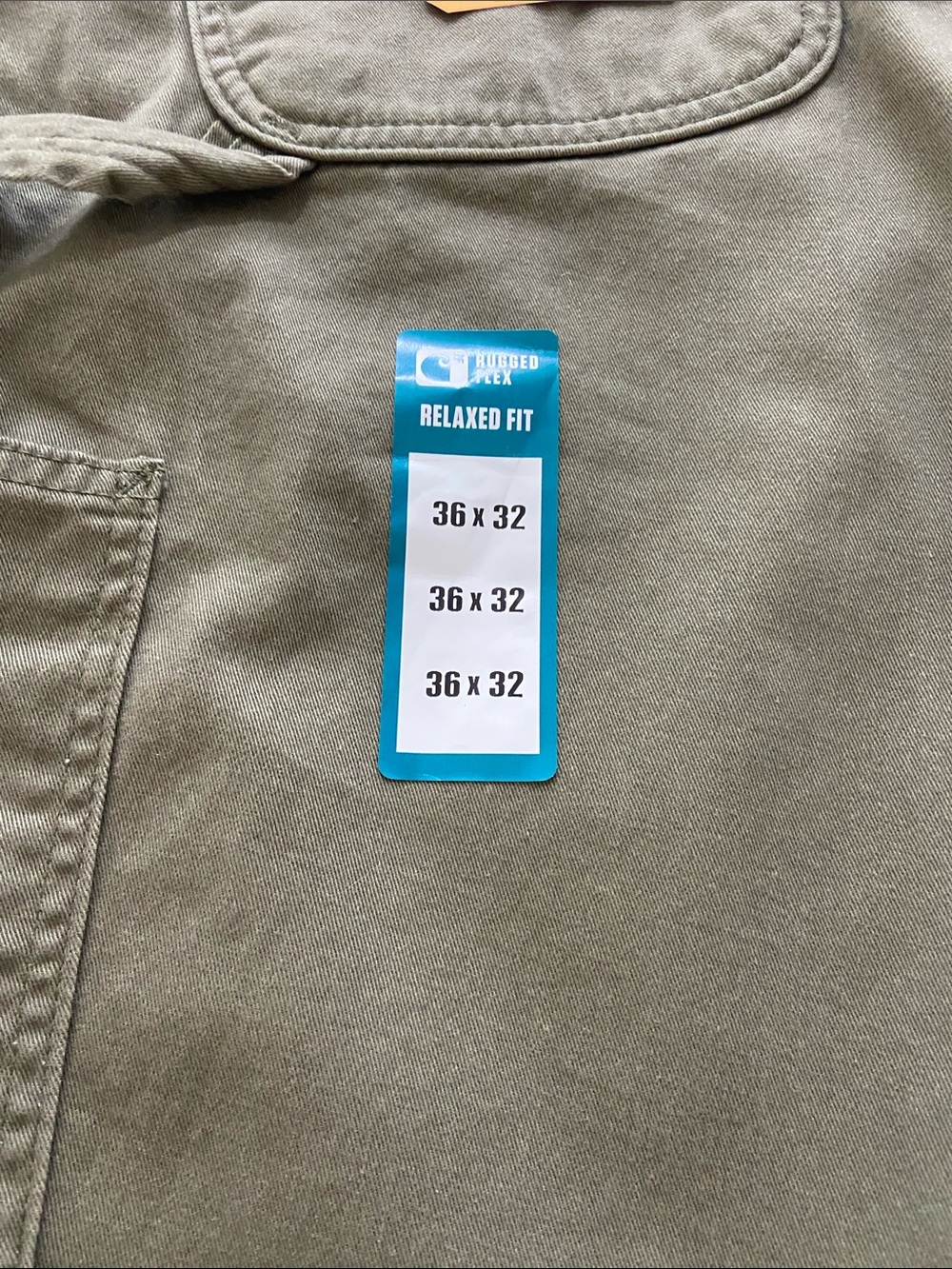 Carhartt Olive Green Relaxed Fit Work Pants - Picture 4 of 16